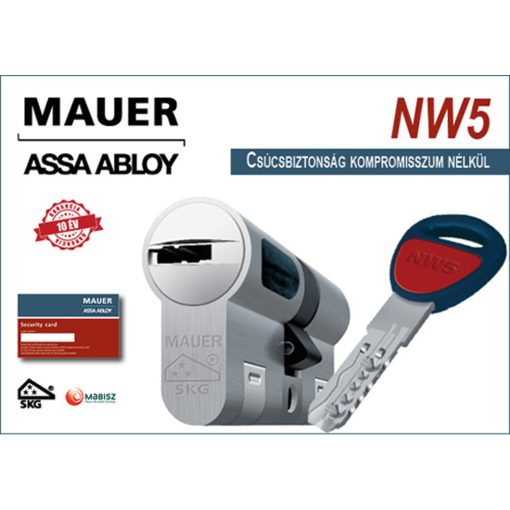 31x46 Mauer NW5 csúcskategóriás törésvédett erősített zárbetét