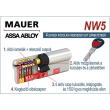 46x46 Mauer NW5 csúcskategóriás törésvédett erősített zárbetét